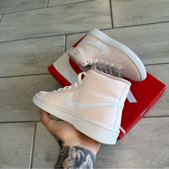 NIKE COURT MID PINK SNEAKERS - Picture 3 of 4